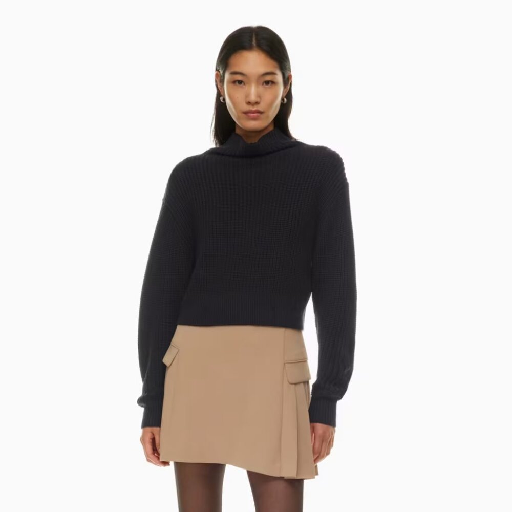 Aritzia | Wilfred | Montpellier Merino Wool Waist Turtleneck | XS